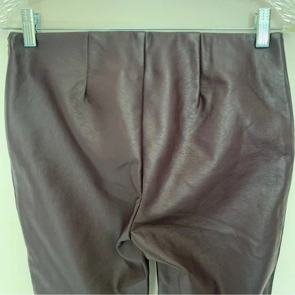 NWT Lauren Ralph Lauren Faux Leather Leggings Cropped 4 - Picture 12 of 12
